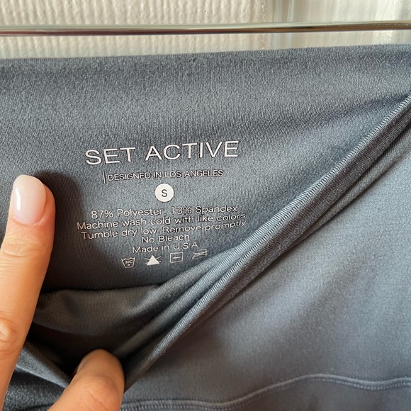 SET Active LUXFORM® Soft LEGGINGS in RIVER sx S - Picture 4 of 9